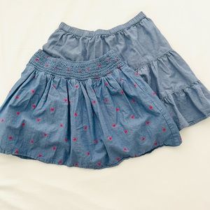 Two H&M 💙♥️ Girls Skirts - Size 6X/7 and 6/8